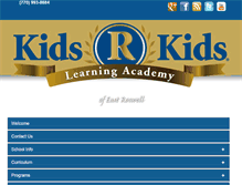 Tablet Screenshot of eastroswellpreschool.com